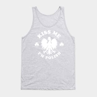 St. Patrick's Day Polish - Kiss Me I'm Irish Tank Top